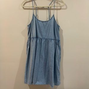 AE Denim Babydoll Dress